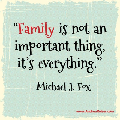 Family is not an important thing, it’s everything. - Berta Lippert