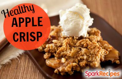 healthy apple crisp